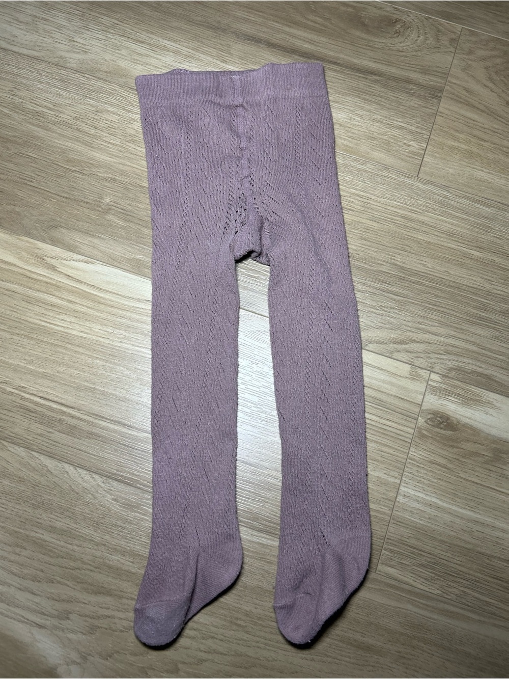 Jamie Kay Mauve Knit Footed Tights